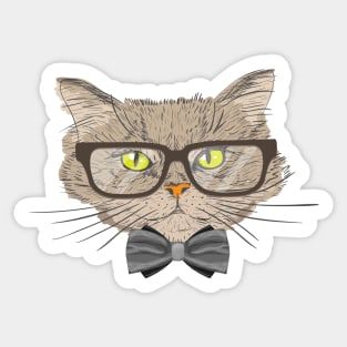 Cat Formal Sticker